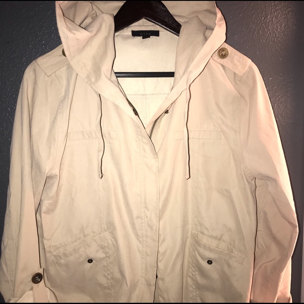 Beige Cropped Coat
